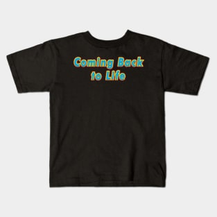 Coming Back to Life (PINK FLOYD) Kids T-Shirt